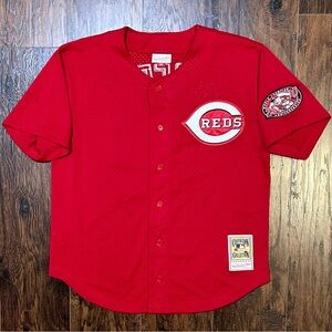 Mitchell & Ness Ken Griffey Jr. Cincinnati Reds MLB Jersey Red Men’s Size Large